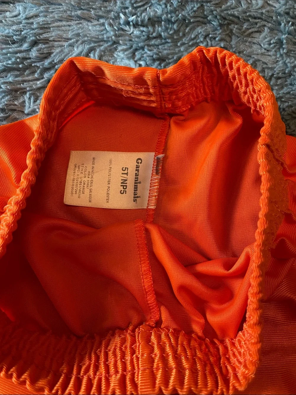 Garanimals Bright Orange Pull-On Athletic Shorts